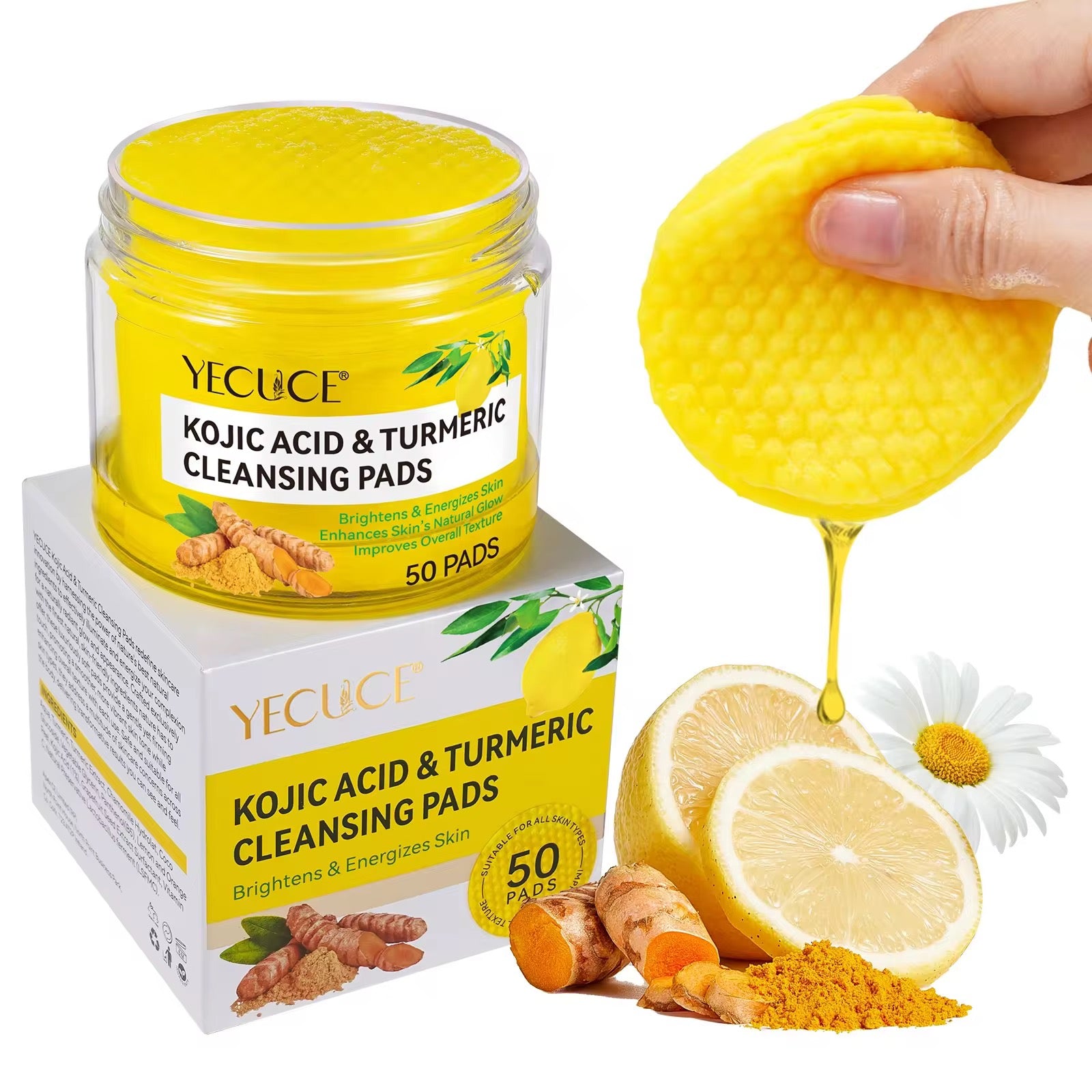 Cleaning Pads Turmeric 50 Pads